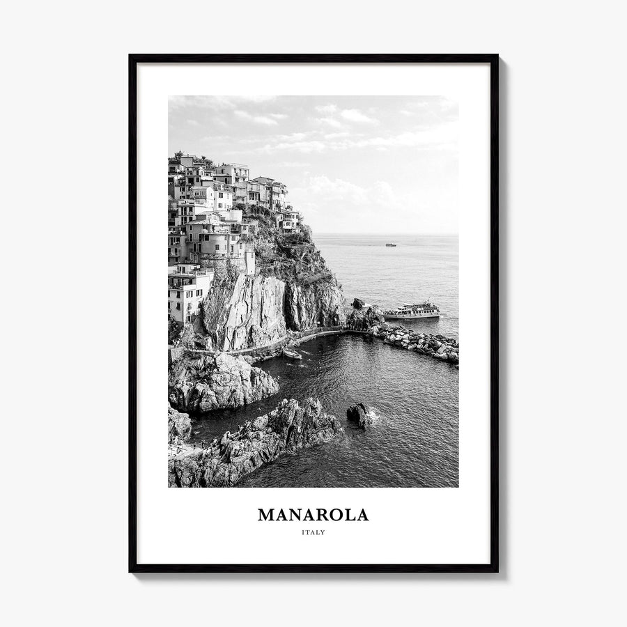 Manarola Classic Poster, framed poster mockup
