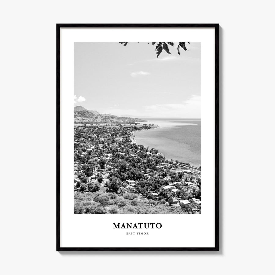 Manatuto Classic Poster, framed poster mockup