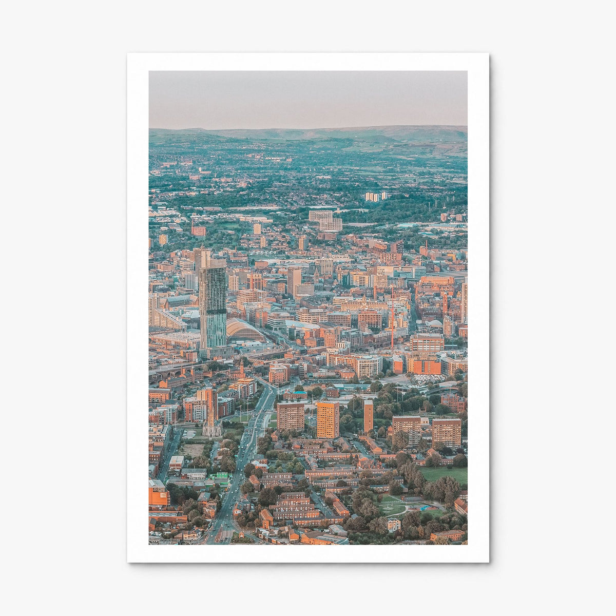 Manchester, England Photo No 1 Poster, print only (unframed), white border