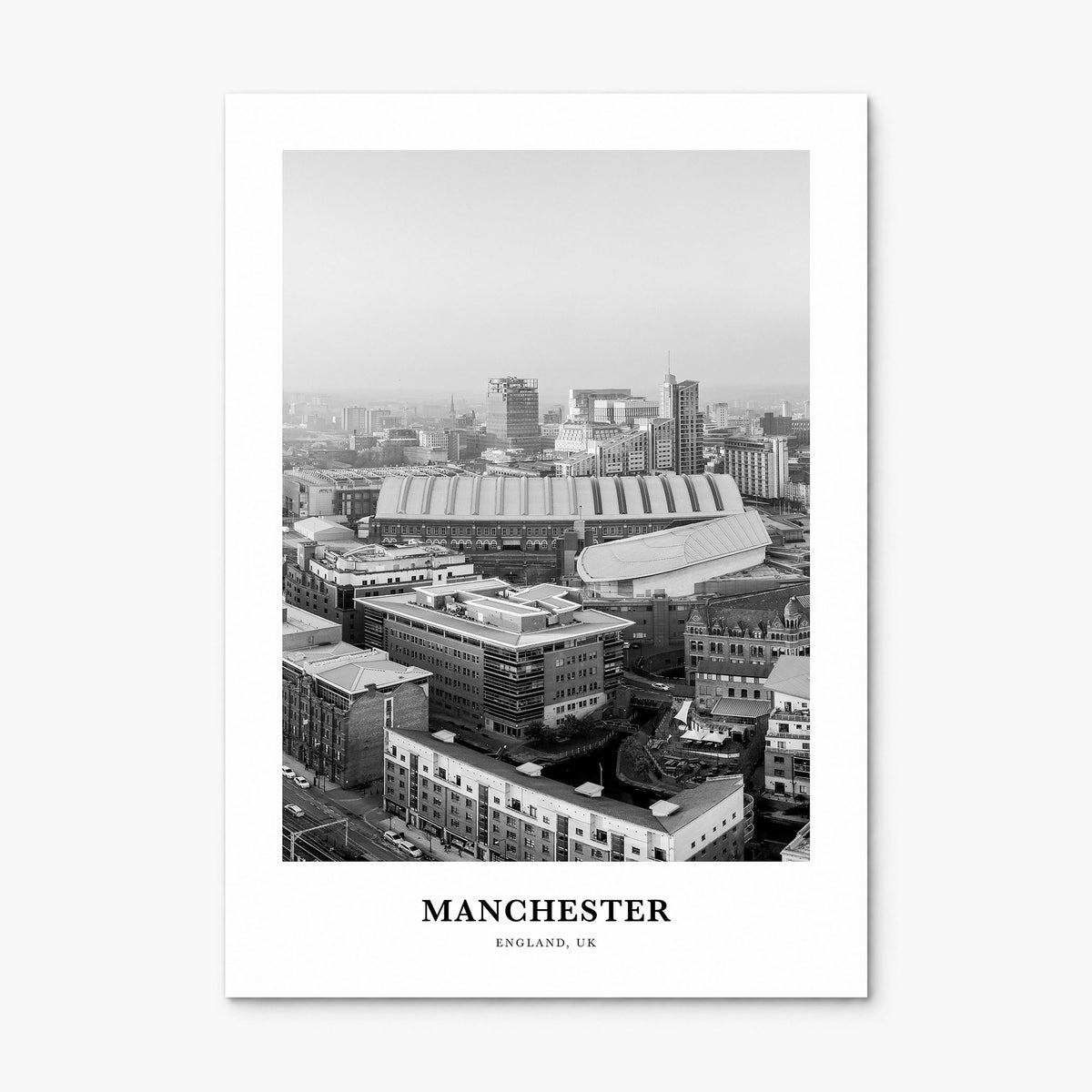 Manchester, England Classic No 2 Poster, print only (unframed)