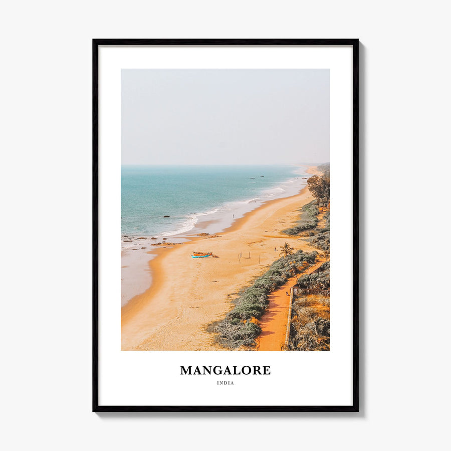 Mangalore Classic Poster, framed poster mockup