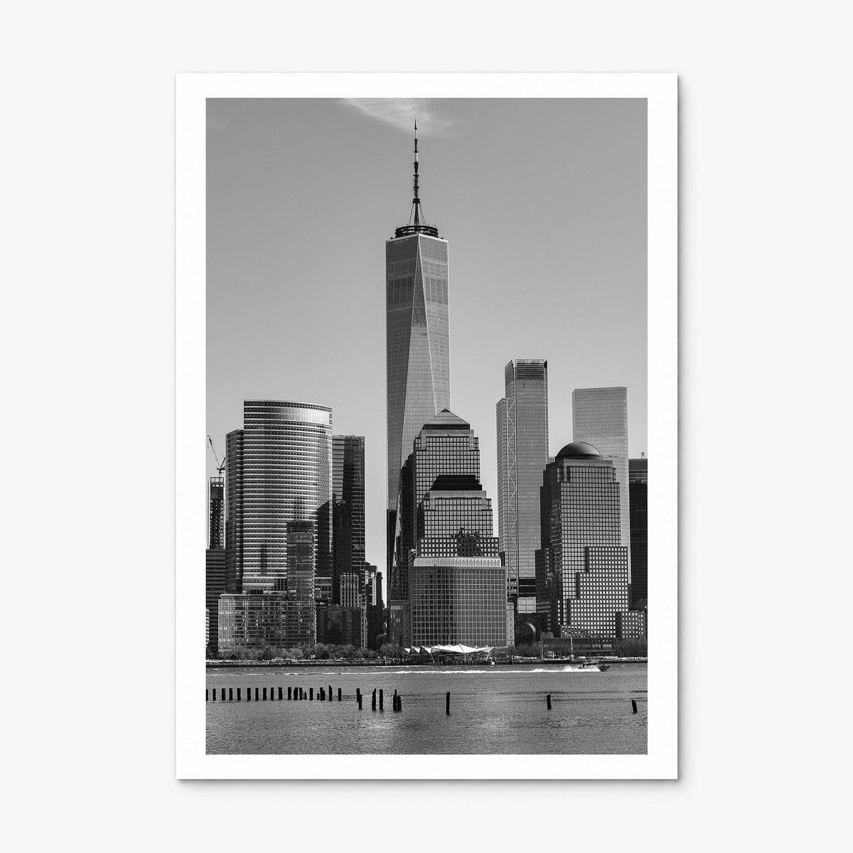Manhattan Photo No 2 Poster, print only (unframed), white border