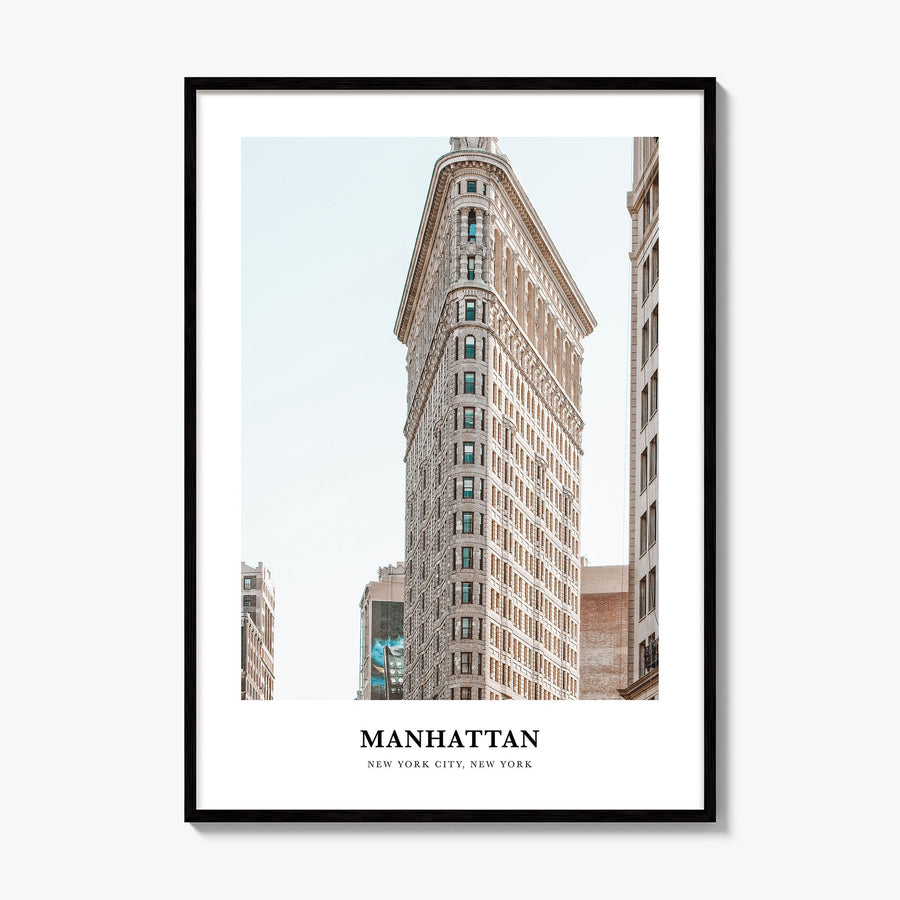 Manhattan Classic Poster, framed poster mockup
