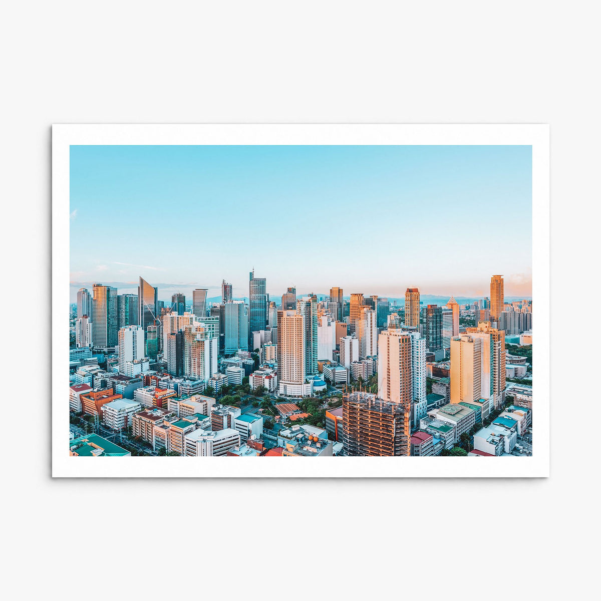Manila Photo Poster, print only (unframed), white border