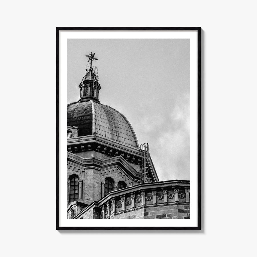 Manila no. 2 black & white photo poster of Philippines – vertical wall art, unframed print shown in interior mockup