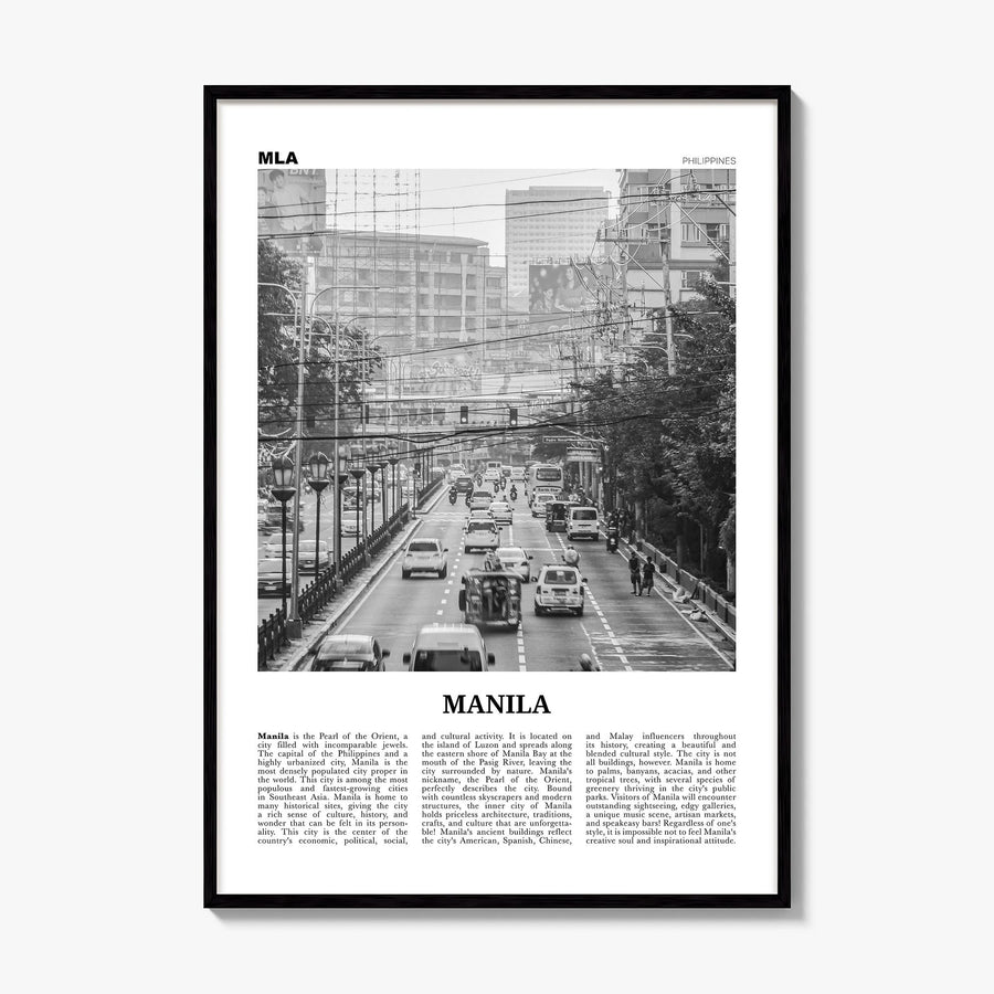 Manila Newspaper No 1 Poster, framed poster mockup
