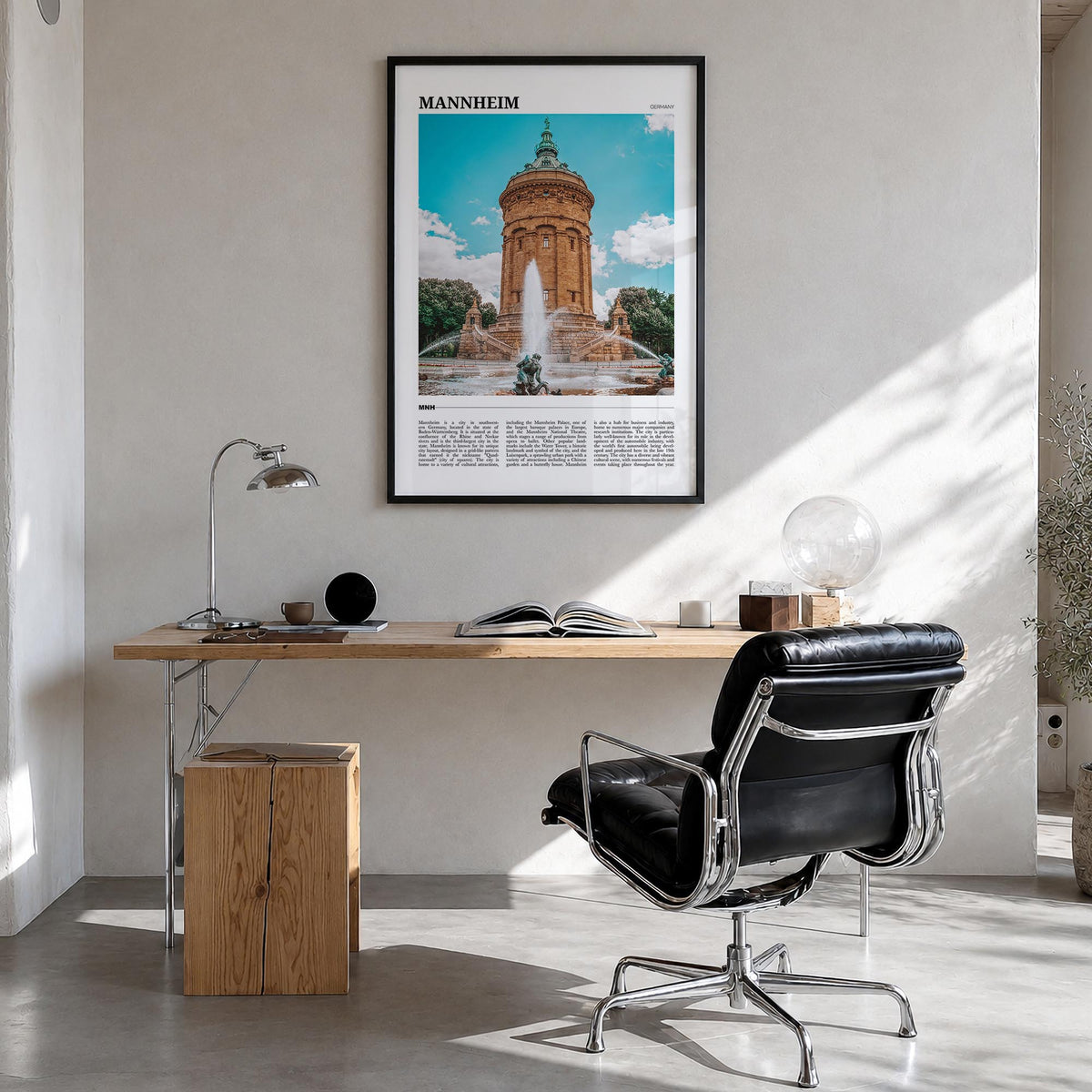 Mannheim Travel Poster