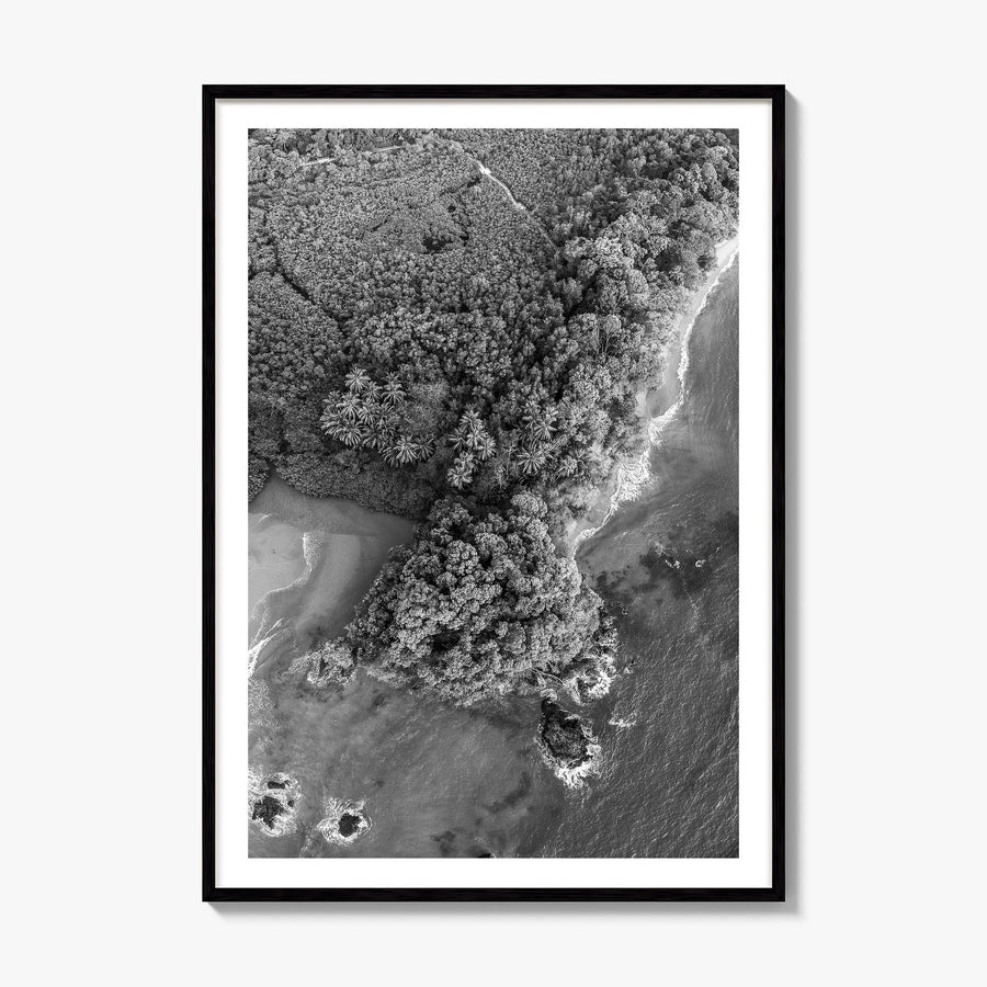 Manuel Antonio National Park Photo Poster, framed poster mockup, white border