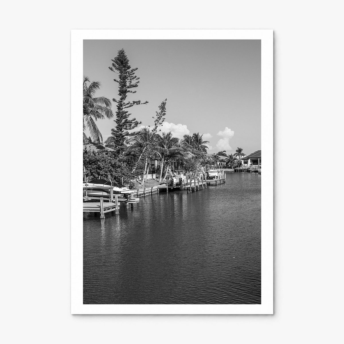 Marco Island Photo Poster, print only (unframed), white border