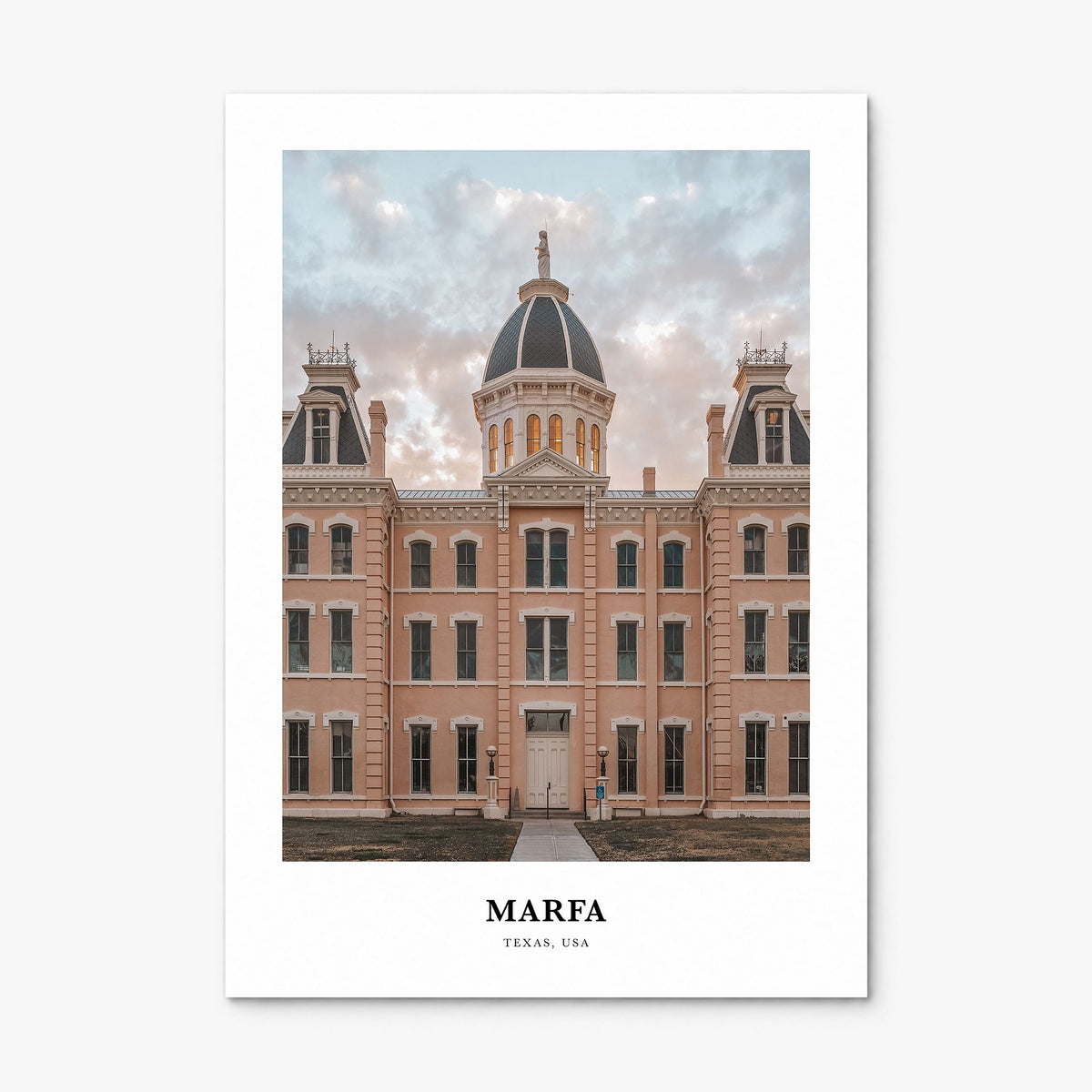 Marfa Classic Poster, print only (unframed)