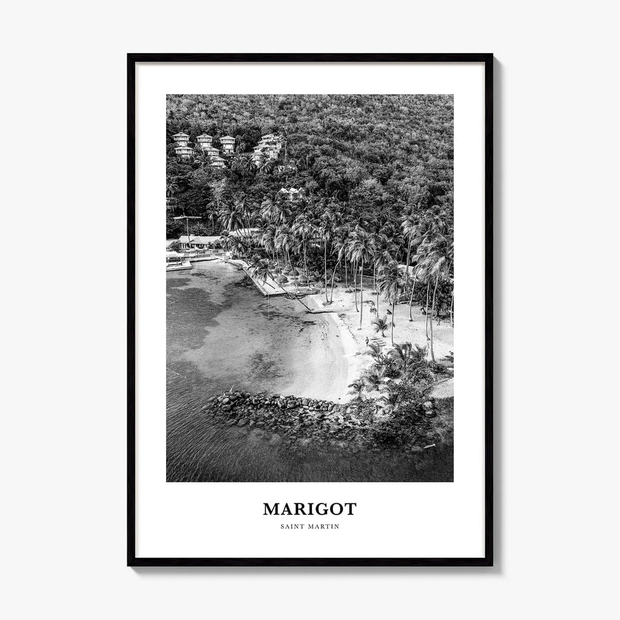Marigot Classic Poster, framed poster mockup