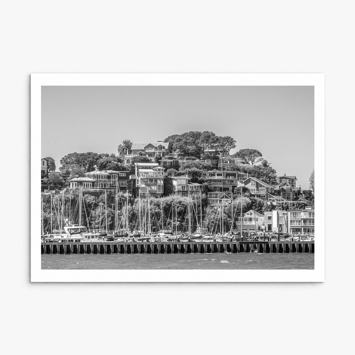 Marin County Photo Poster, print only (unframed), white border
