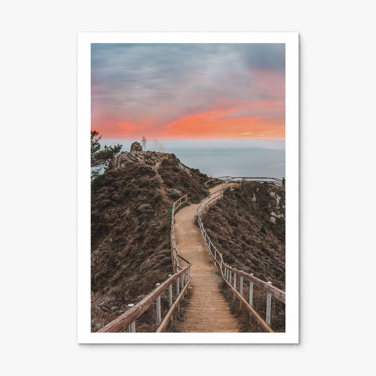 Marin County Photo No 2 Poster, print only (unframed), white border