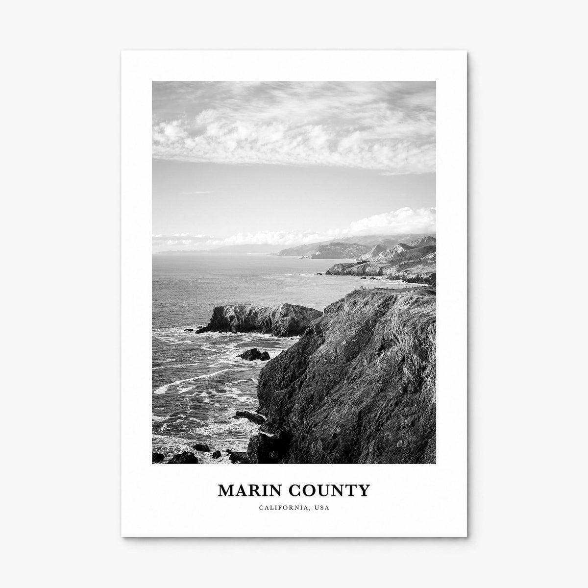 Marin County Classic Poster, print only (unframed)