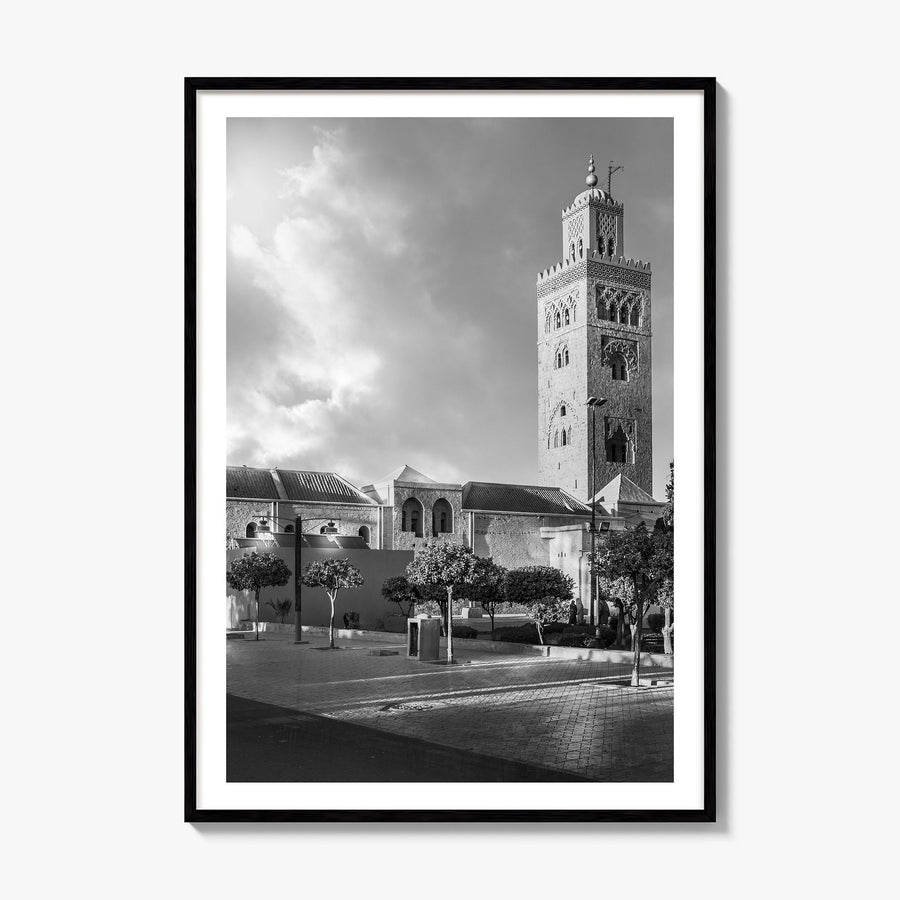 Marrakesh Photo Poster, framed poster mockup, white border