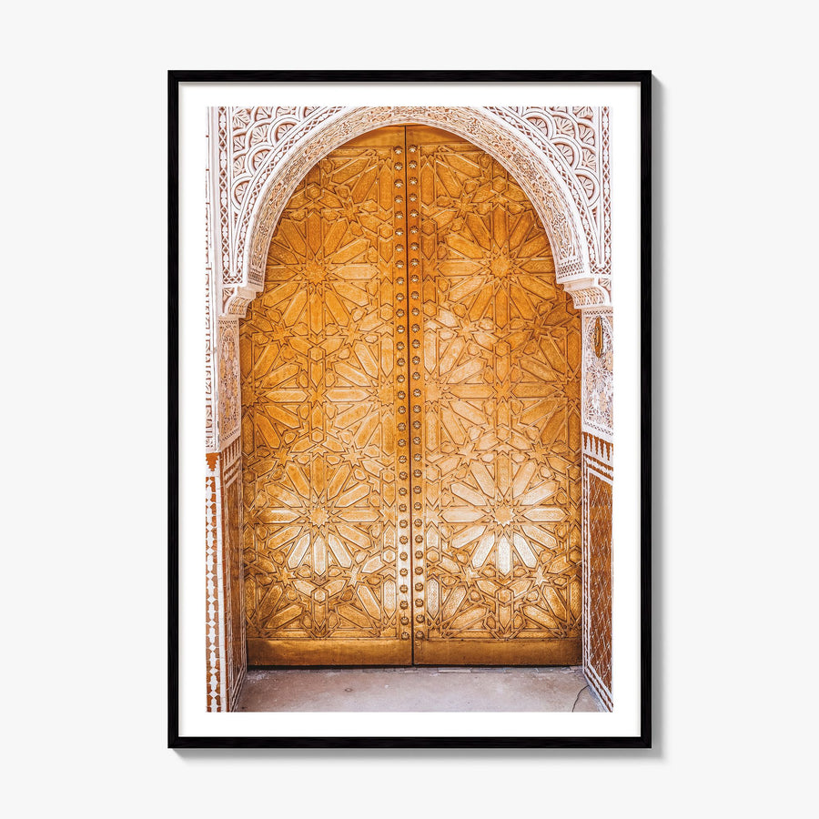 Marrakesh Photo No 2 Poster, framed poster mockup, white border