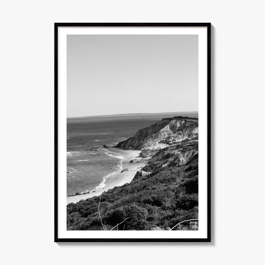 Martha's Vineyard Photo Poster, framed poster mockup, white border