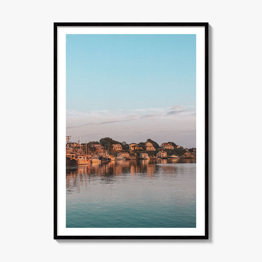 Martha's Vineyard Photo Poster, framed poster mockup, white border