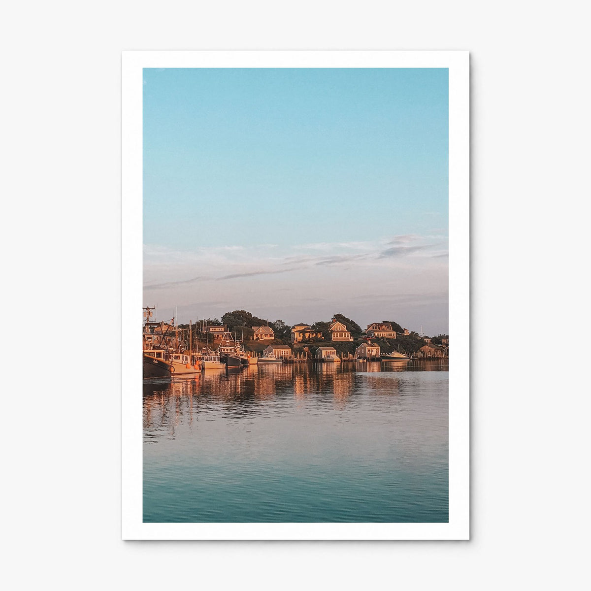 Martha's Vineyard Photo Poster, print only (unframed), white border