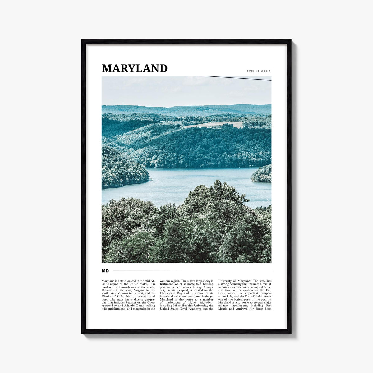 Maryland Travel Poster