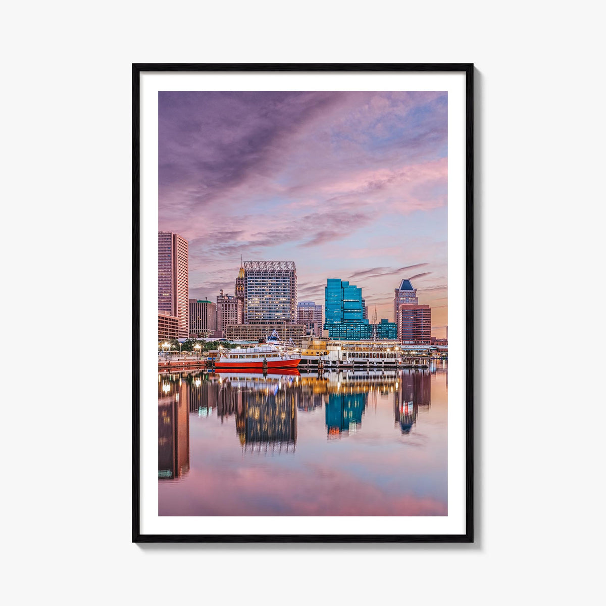 Maryland no. 2 colorful photo poster of United States – vertical wall art, unframed print shown in interior mockup
