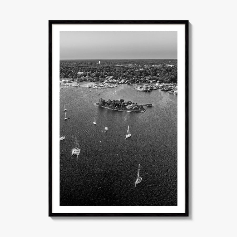 Massachusetts Photo Poster, framed poster mockup, white border