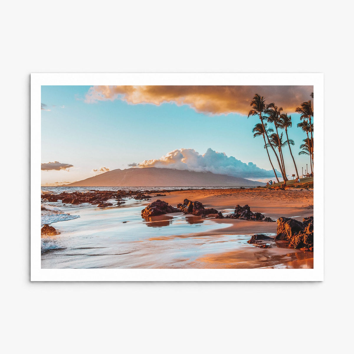 Maui Photo Poster, print only (unframed), white border
