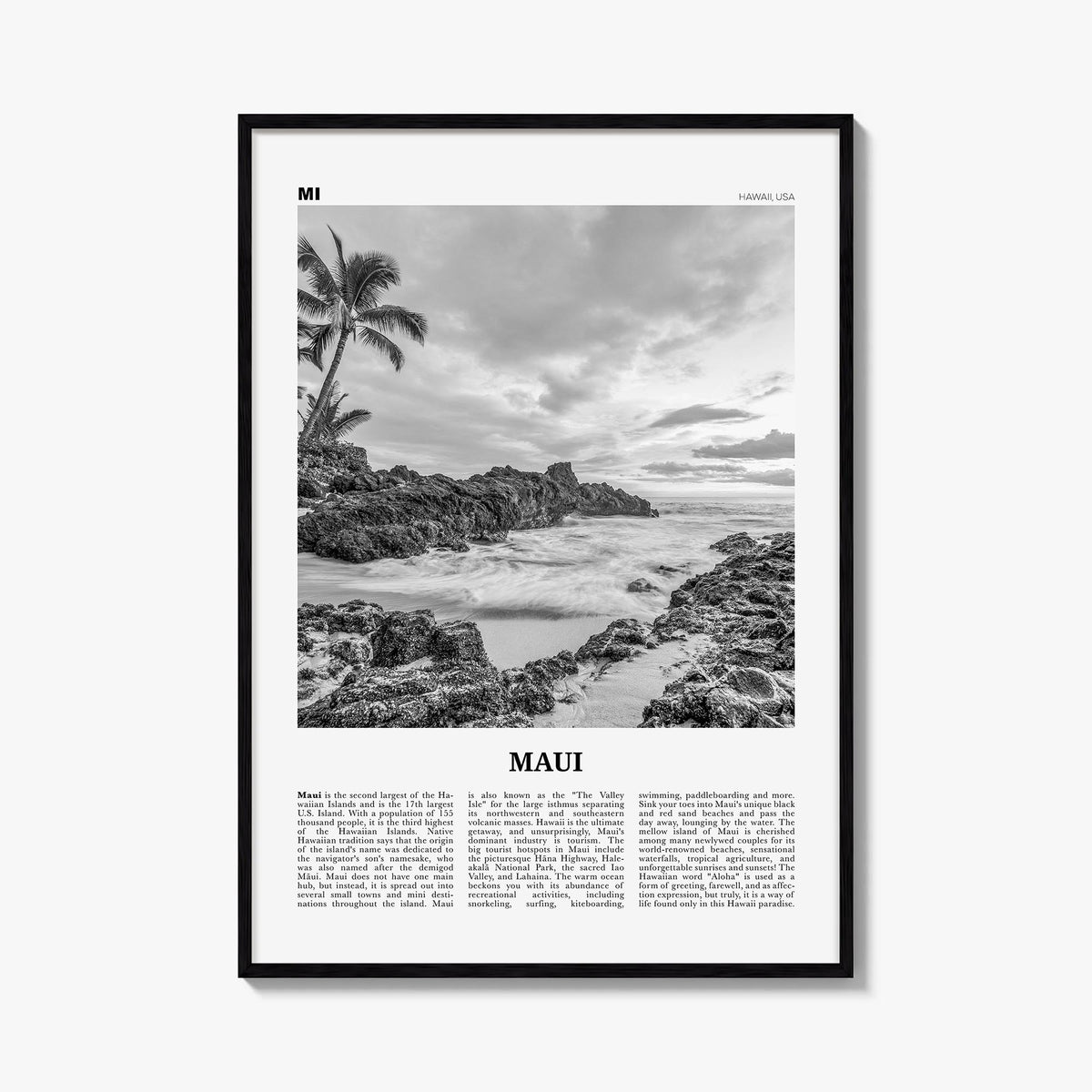 Maui Newspaper No 1 Poster