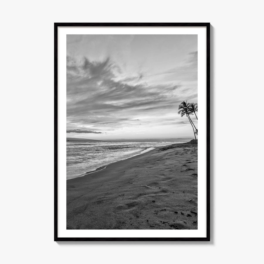 Maui Photo No 1 Poster, framed poster mockup, white border