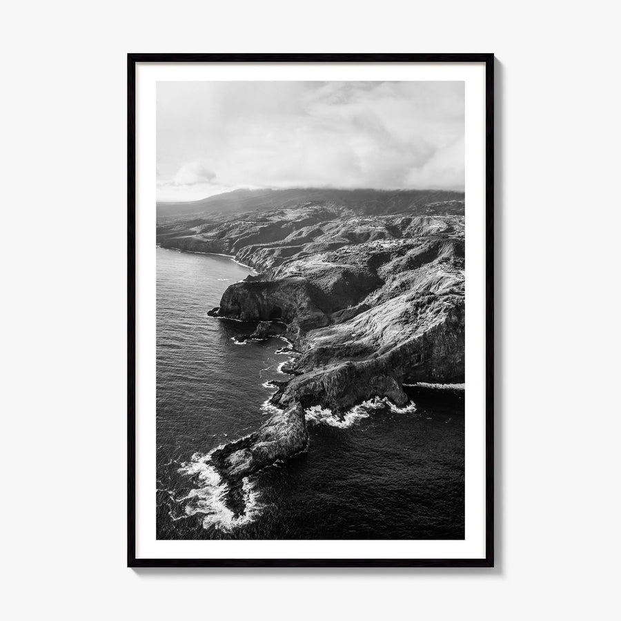Maui Photo No 2 Poster, framed poster mockup, white border