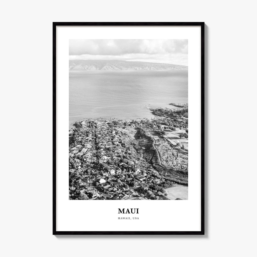 Maui Classic No 2 Poster, framed poster mockup