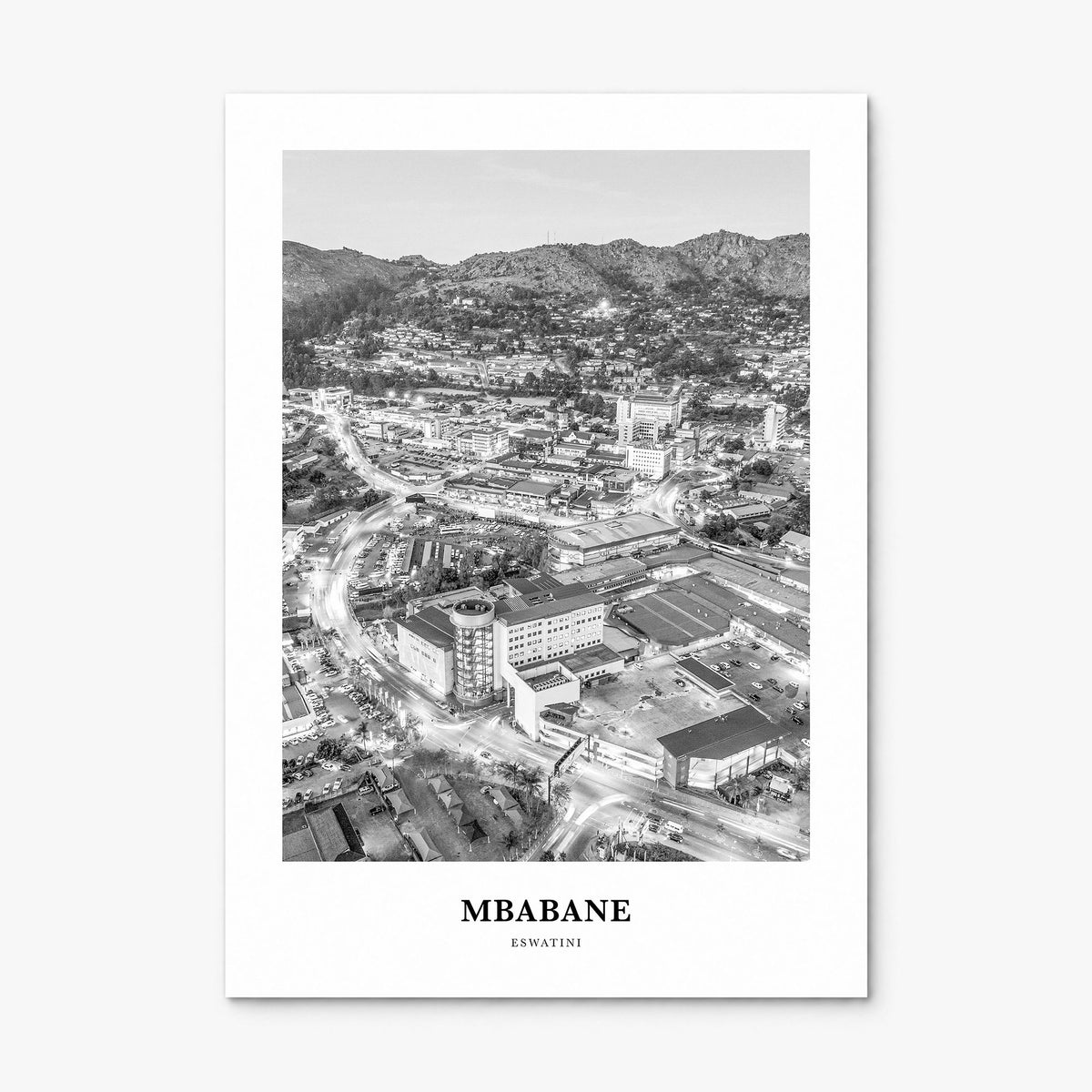 Mbabane Classic Poster, print only (unframed)