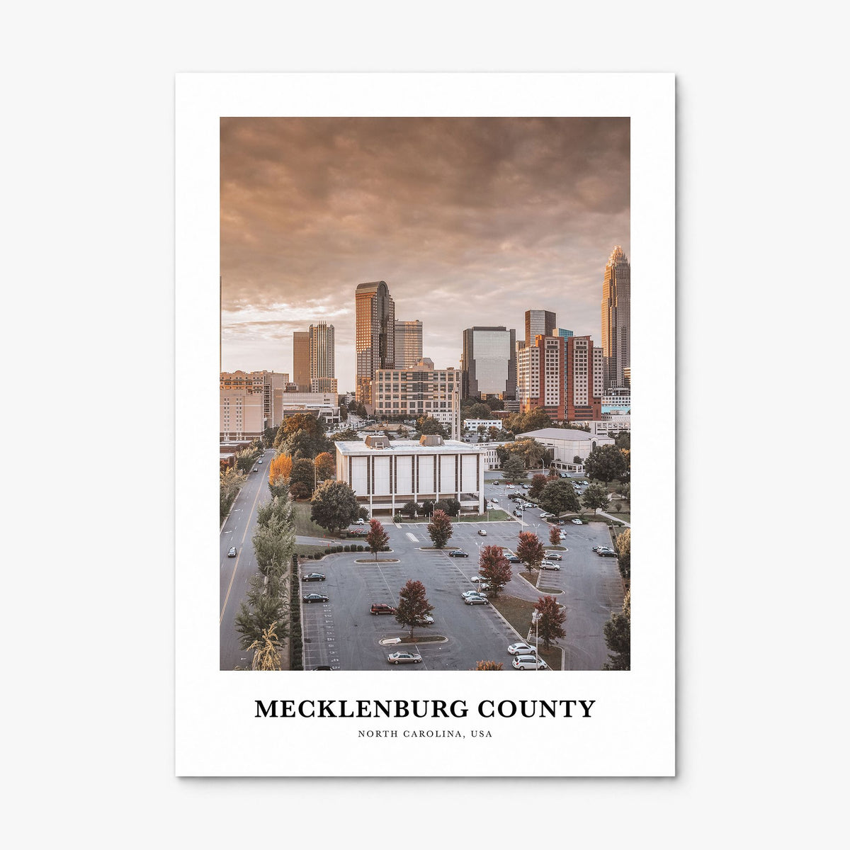 Mecklenburg County Classic Poster, print only (unframed)