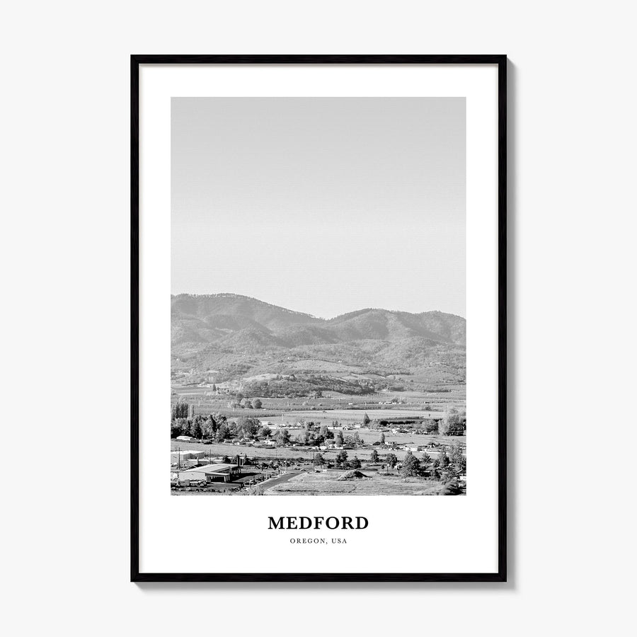 Medford, Oregon Classic Poster, framed poster mockup