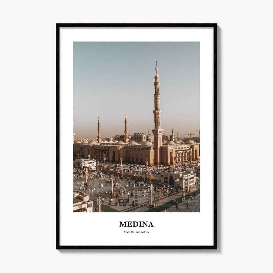 Medina Classic Poster, framed poster mockup