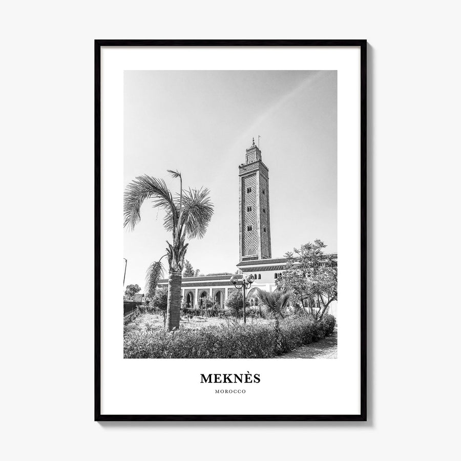 Meknès Classic Poster, framed poster mockup