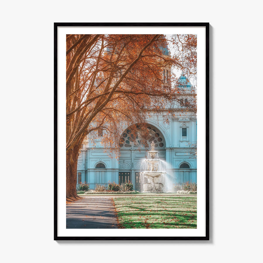 Melbourne, Australia Photo No 3 Poster, framed poster mockup, white border