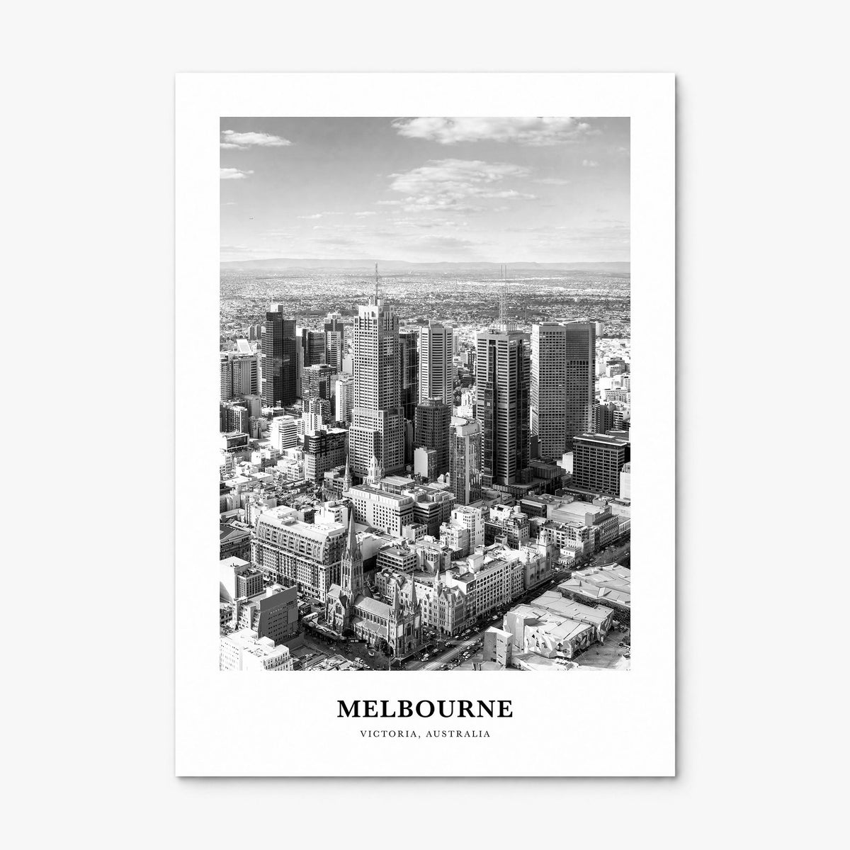 Melbourne, Australia Classic No 2 Poster, print only (unframed)
