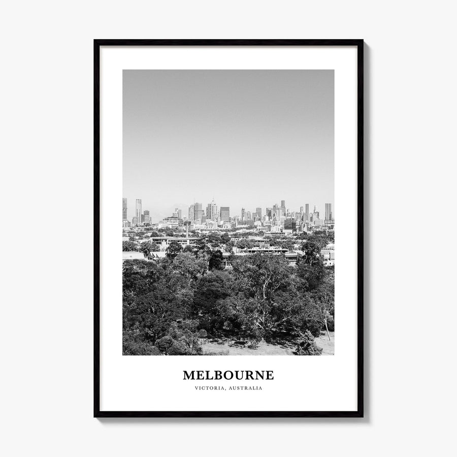 Melbourne, Australia Classic No 3 Poster, framed poster mockup