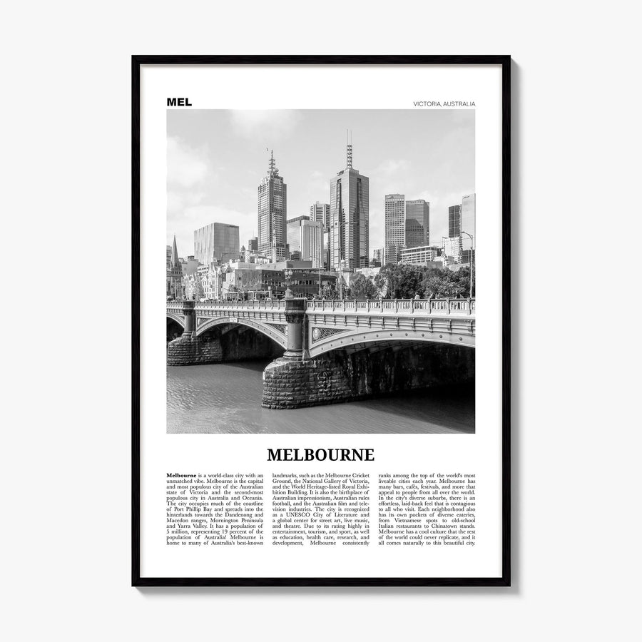 Melbourne, Australia Newspaper No 1 Poster, framed poster mockup