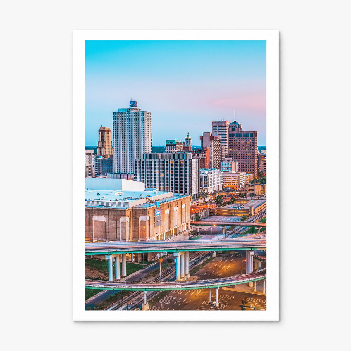 Memphis Photo No 1 Poster, print only (unframed), white border