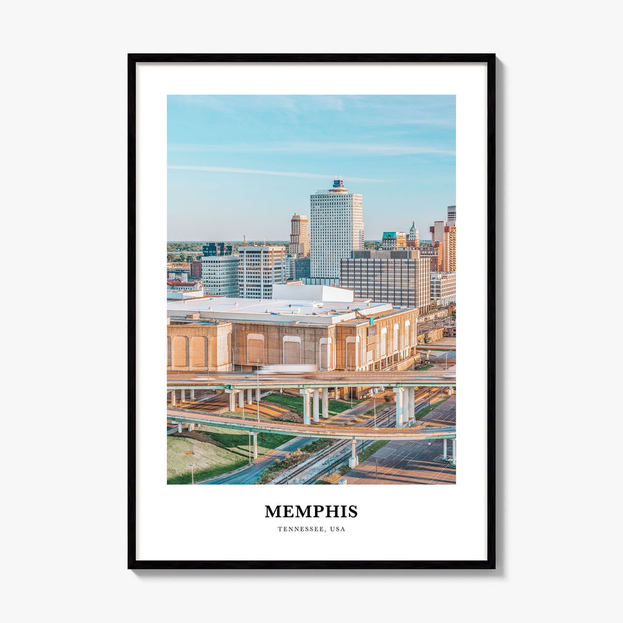Memphis Classic Poster, framed poster mockup