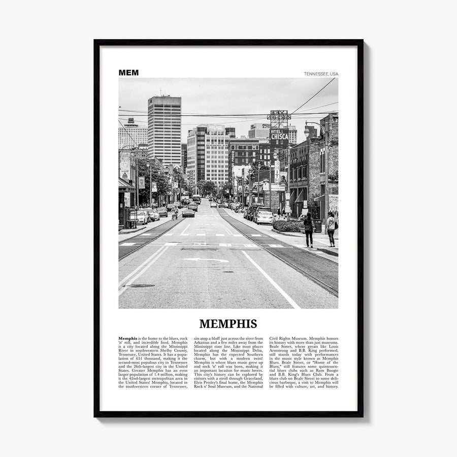 Memphis Newspaper No 1 Poster, framed poster mockup