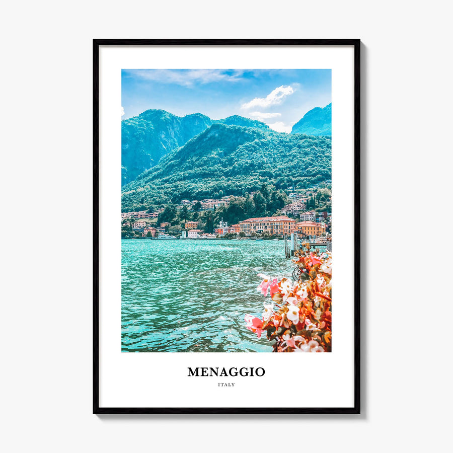 Menaggio Classic Poster, framed poster mockup