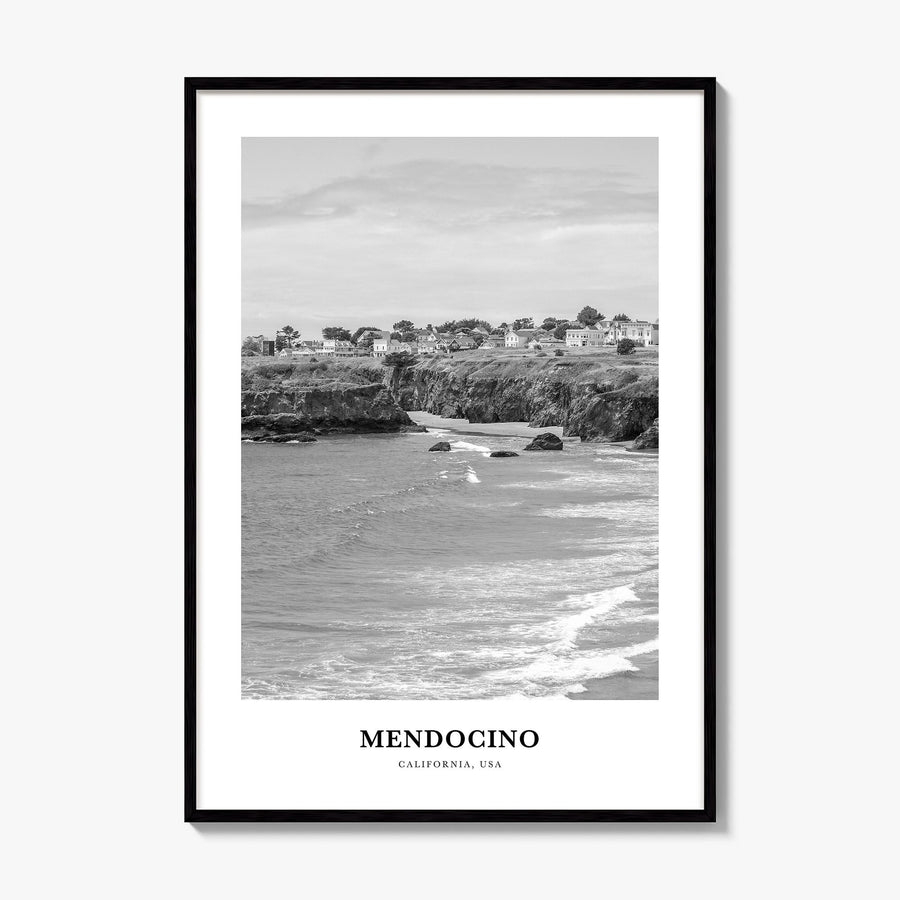 Mendocino Classic Poster, framed poster mockup