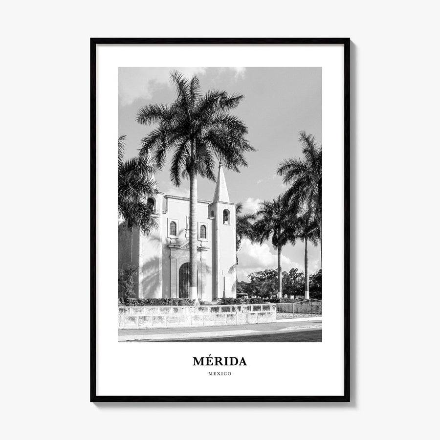 Mérida Classic Poster, framed poster mockup