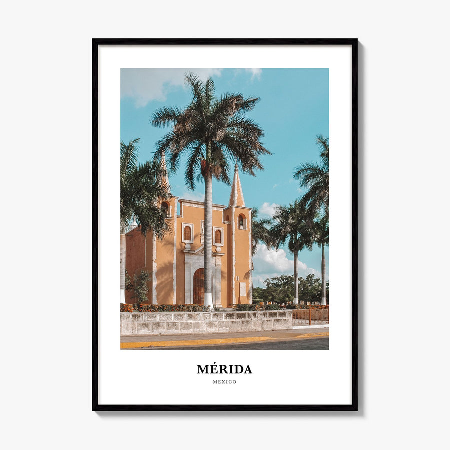 Mérida Classic Poster, framed poster mockup