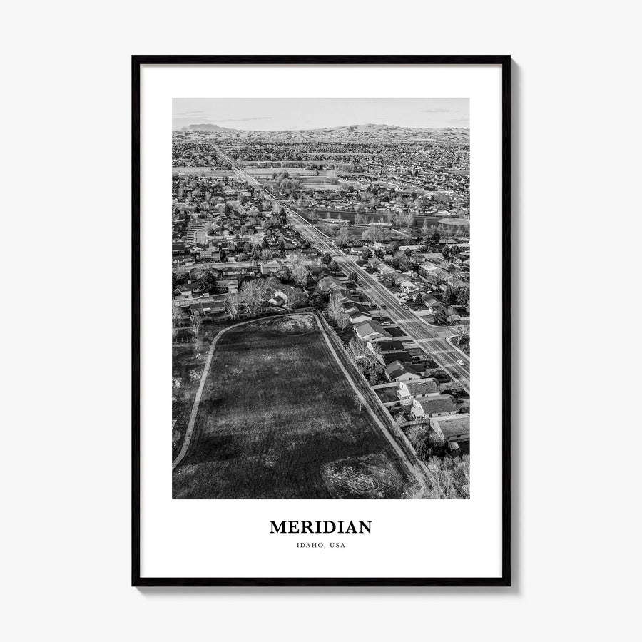 Meridian Classic Poster, framed poster mockup