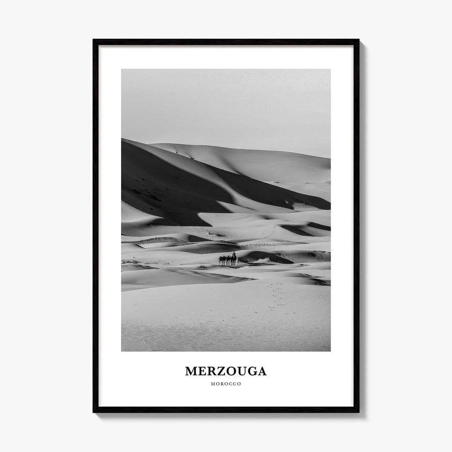 Merzouga Classic Poster, framed poster mockup