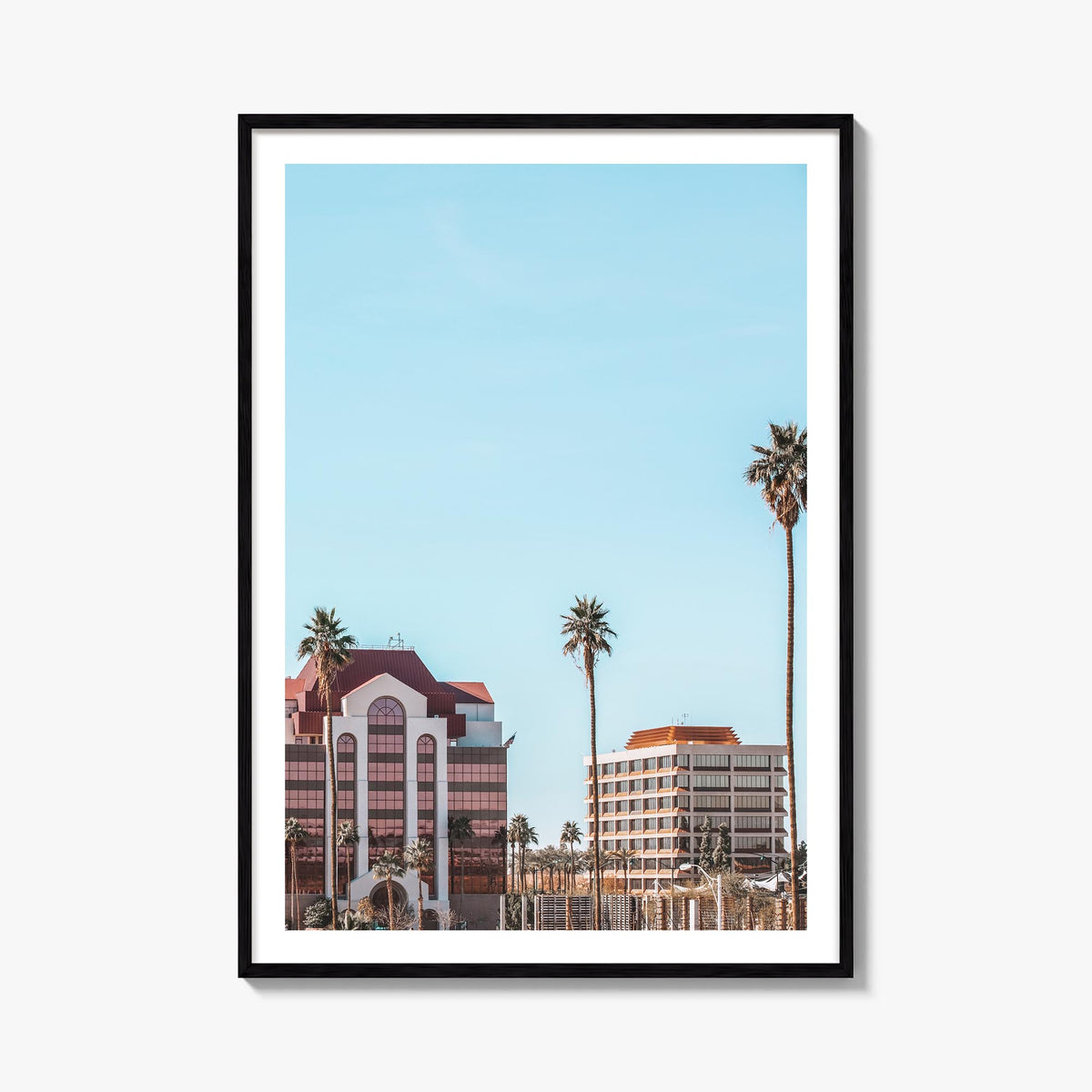Mesa colorful photo poster of Arizona, USA – vertical wall art, unframed print shown in interior mockup